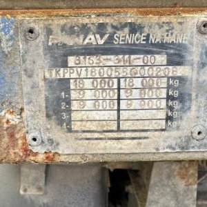 foto 18t anhanger lade 6.9m 14.2t gutte reifen Panav PV18